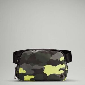 lululemon athletica  Camo Belt Bag in Lime Green and Black